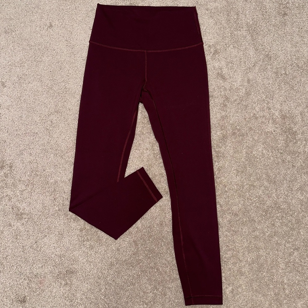 Lululemon Wunder Train Red Merlot